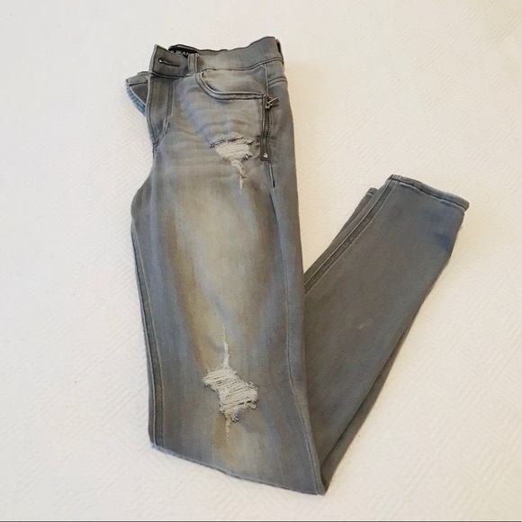 Express Denim - EXPRESS | Ripped Jeans Gray